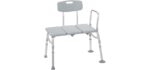 Drive Medical 12011KD-1 - Adjustable Shower Transfer Bench with Walker