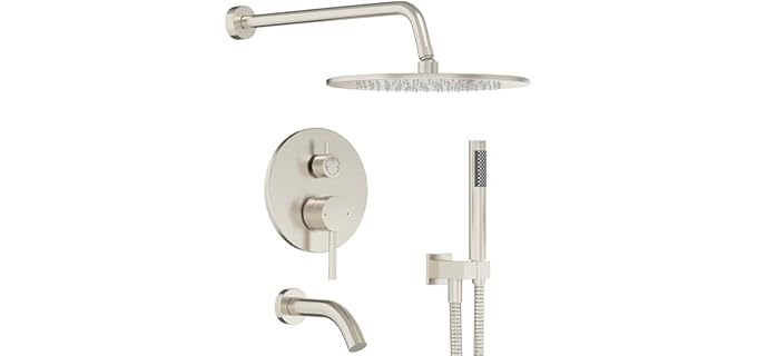 Gabrylly High Pressure - High-pressure shower system with tub spout