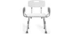 Homland Heavy Duty - Adjustable Shower Chair with Arms