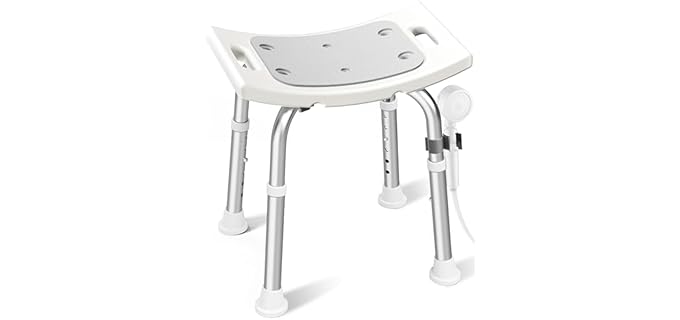 Homland Compact - Compact adjustable shower chair with suction feet