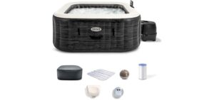 Intex Greystone - Square 6-Person Inflatable Spa with Jets
