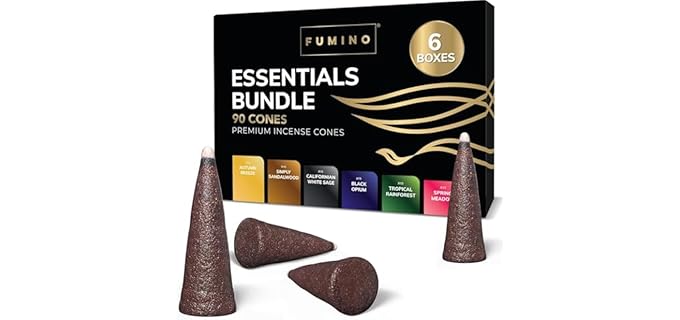 Fumino Agarbatti - Handcrafted Incense cones with six soothing scents