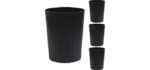 JiatuA Compact - Shower Compact Plastic Wastebasket for Small Spaces