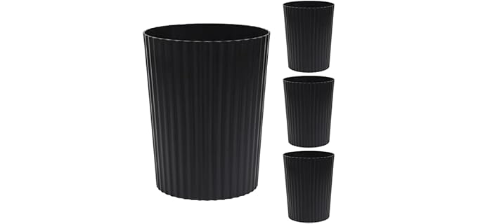 JiatuA Compact - Shower Compact Plastic Wastebasket for Small Spaces