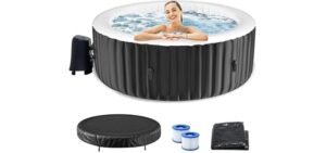 Lilypelle Bubble Jets - Portable Inflatable Hot Tub Spa Set