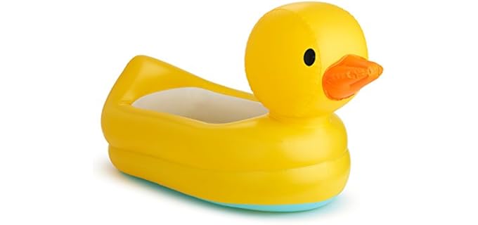 Munchkin 01105402 - Inflatable Duck Tub with Heat Alert Safety