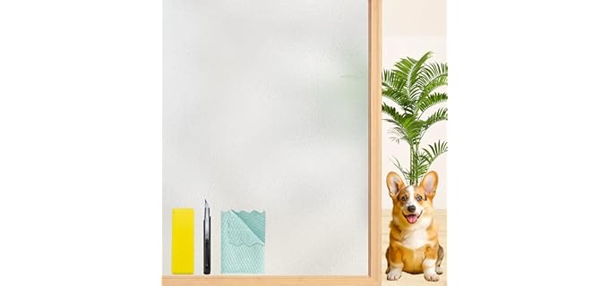 Niviy Static Cling - Frosted Privacy Window Film Cover