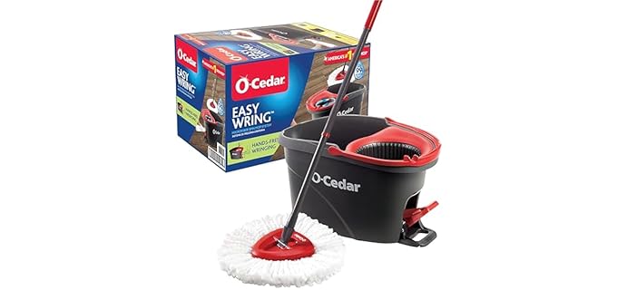 O-Cedar EasyWring - Hands-Free Spin Mop with Deep Cleaning Power