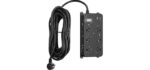 Jgstkcity Weatherproof - Weatherproof Outdoor Surge Protector with USB