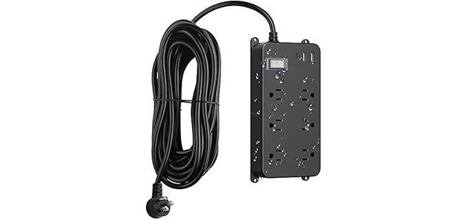 Jgstkcity Weatherproof - Weatherproof Outdoor Surge Protector with USB