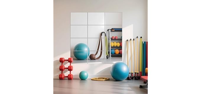 Ruomeng  - Frameless Wall Mirror Tiles for Flexible Use