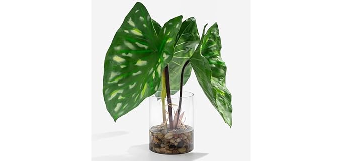 SunPrairie Tropical - Lifelike Tropical Faux Plant Decor for Shower & Bathroom