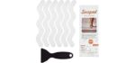 Secopad USA Patented - Anti-Slip Shower & Bathtub Adhesive Safety Stickers