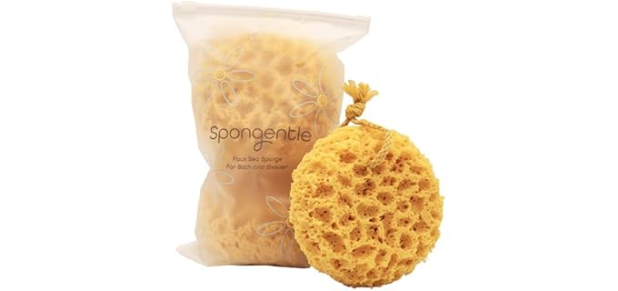 Sunlite Sports Spongentle - Dual-Texture Deep Exfoliation Shower Body Sponge