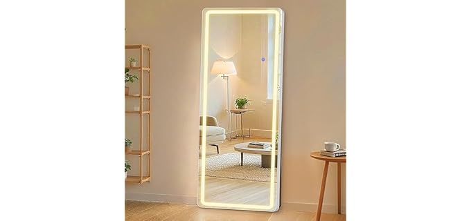 Sweetcrispy Standing - LED Full-Length Standing Mirror with Style