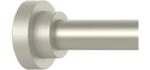 Thestoa Brushed Nickel - Durable Adjustable Brushed Nickel Shower Rod
