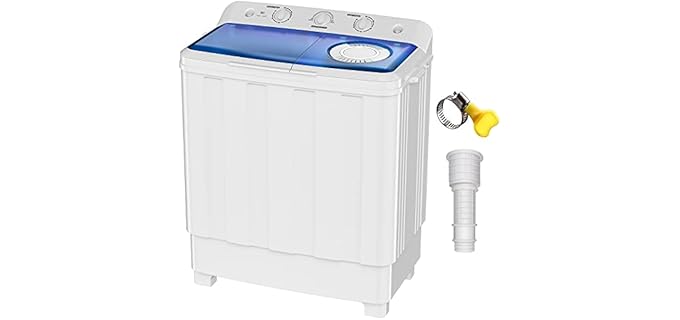 VCJ Twin Tub - Compact Twin Tub Washer for Bathroom Laundry