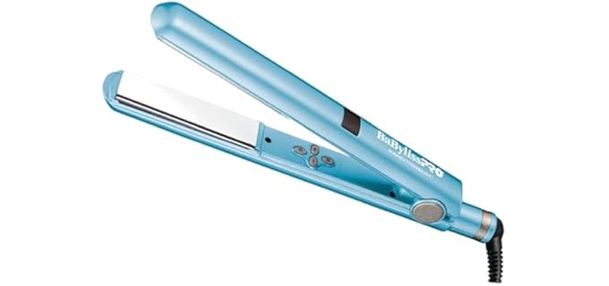 BaBylissPRO Nano - Salon-Quality Titanium Flat Iron for Sleek Hair
