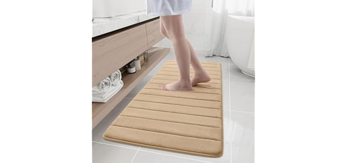 Buganda Ultra Soft - Extra-Long Memory Foam Bath Rug with Quick Drying