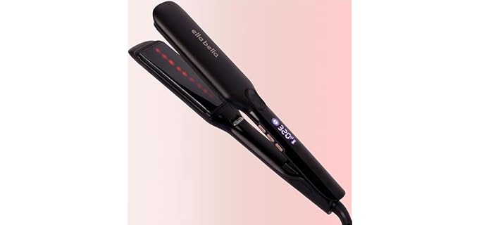 Ella Bella Titanium - Infrared Titanium Flat Iron for Smooth Styling