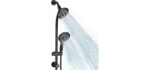 Egretshower Drill-Free - Drill-Free Handheld & Rain Shower Combo