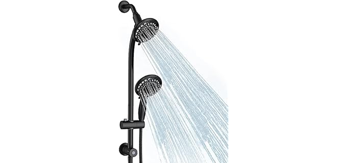 Egretshower Drill-Free - Drill-Free Handheld & Rain Shower Combo