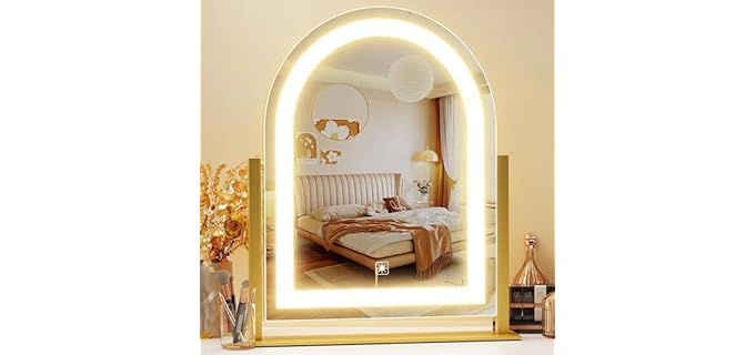 Gvnkvn Arched - Arched Vanity Mirror with Smart Touch