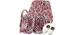 Homemate Flannel - King-Size Heated Blanket with 10 Settings