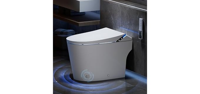 Ihatit Elongated Bidets - Luxury Smart Toilet with Built-in Tank