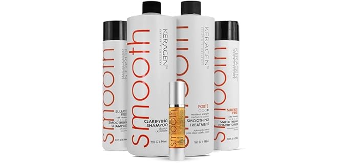 Keragen Premium - Professional-Grade Keratin Straightening Kit for Home