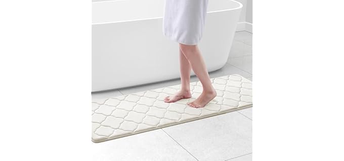 Olanly Tufed - Elegant Memory Foam Rug with Plush Comfort