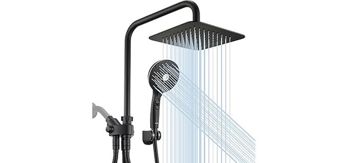 Ryamen 6 Settings - Dual Shower with Rainfall & Handheld