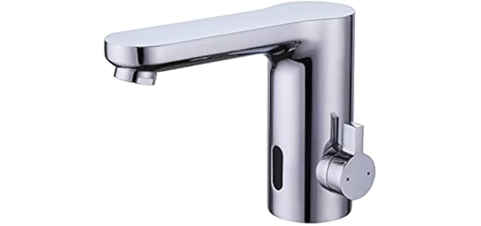 Sanimi Genuine Brass - Touchless Bathroom Faucet with Brass Body