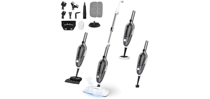 Mxnsewr Detachable - Detachable Steam Mop with 11 Accessories