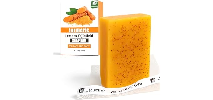 Uselective Turmeric - Brightening Soap with Kojic Acid & Turmeric