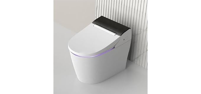 Vovo TCB-8100B - Tankless Smart Bidet Toilet with Dual Flush