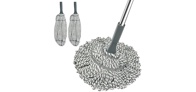 Kickleen Easy Squeeze - Heavy-Duty Self-Wringing Mop