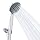 Briout Handheld Shower Head High Pressure 5-Settings with Hose, Chrome | Powerful Water Spray, Against Low Pressure Water Flow, 59 Inch Stainless Hose, Adjustable Mount