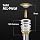 KES Bathroom Sink Drain Without Overflow Vessel Sink Lavatory Vanity Pop Up Drain Stopper Oil Rubbed Bronze, All Metal Rustproof Brass and 304 Stainless Steel, for 1.6