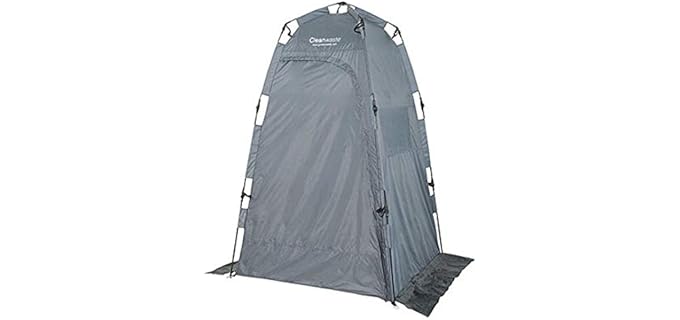 Spacious Portable Privacy Tent for Outdoor Showers, Changing Room & Compatible for Cleanwaste Camping Toilet - Surfing, Beach, Hiking, Ice Fishing & More - 6½ Ft. Tall with 4' x 4' of FloorSpace