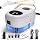 Steam Cleaner, 2500W Pressurized Steamer for Cleaning, Multi-Purpose Steamer for Home, Handheld Steam Cleaner, 15s Fast Heating Car Steamer, Portable Steam Cleaner for Kitchen, Bathroom, Tile (White)