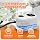 Steam Cleaner, 2500W Pressurized Steamer for Cleaning, Multi-Purpose Steamer for Home, Handheld Steam Cleaner, 15s Fast Heating Car Steamer, Portable Steam Cleaner for Kitchen, Bathroom, Tile (White)