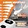 Steam Cleaner, 2500W Pressurized Steamer for Cleaning, Multi-Purpose Steamer for Home, Handheld Steam Cleaner, 15s Fast Heating Car Steamer, Portable Steam Cleaner for Kitchen, Bathroom, Tile (White)