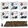 Trumiri Woody Incense Cones - Variety Pack - Total 60 Cone Incense (6 Scents x 10 Conos) - White Sage, Palo Santo, Dragons Blood, Sandalwood - Inscents-Cones Scented - Insense Cones - Incent Cone