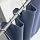 Whale Flotilla Luxury Hotel Collection Waffle Weave Tempset Blue Shower Curtain Set, 230GSM Heavy Duty Fabric Shower Curtain with 12 Metal Roller Hooks, Waterproof and Machine Washable- 72