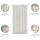 Zenna Home Fabric Shower Curtain Liner, Water Repellent Soft Microfiber Cloth Liner for Showers and Bathtubs, Washable Shower Curtain Fabric with Weighted Hem, 70 x 72 Inch, White