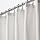 mDesign Long Soft 100% Microfiber Polyester Fabric Shower Curtain - Decorative Embossed Pattern Texture - for Bathroom Showers and Bathtubs - Easy Care, Machine Washable - 72